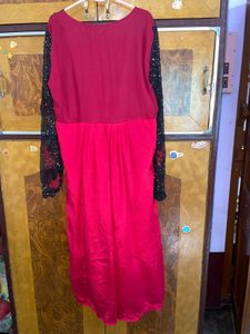 Athena Elegant Red Maxi Dress
