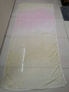 Elegant Pink  And Beige Ombre Dupatta