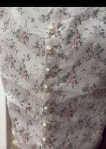 Floral Lace Corset Top