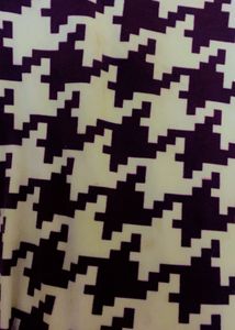 Chic Houndstooth Print Dress