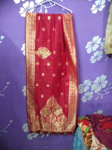 Red &amp; Gold Dupatta