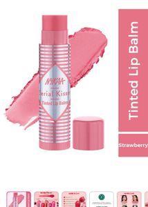 Nykaa strawberry &amp;pomegranate lip balm