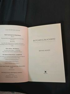 Butcher &amp; Blackbird Book
