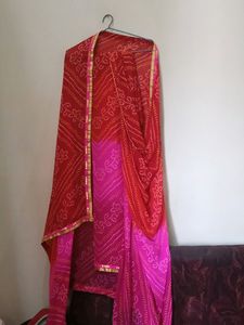 Georgette Jaipuri Saree