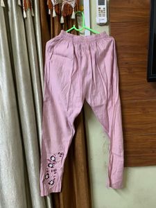 Embroidered Linen Cord Set