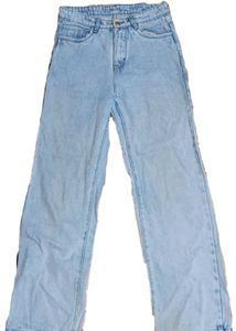 Light Wash Wide Leg Jeans