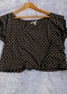 Polka Dot Crop Top