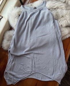 Light Blue Knit Tank Top