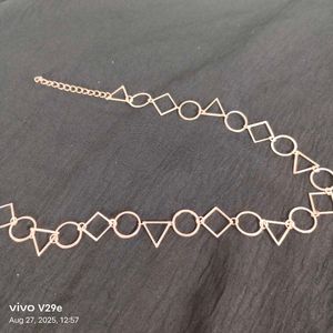 Geometric Chain Necklace