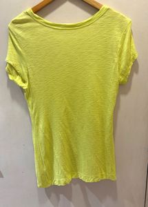 Calvin Klein Neon Yellow Pocket Tee