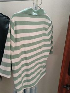 Striped Polo Top