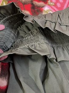 Olive High-Waisted Shorts