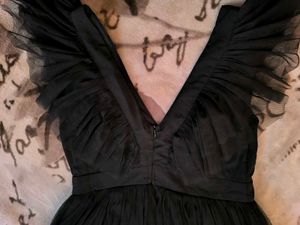 Women V-Neck Fit &amp; Flared Dress