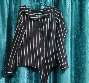 Striped Bodysuit Top