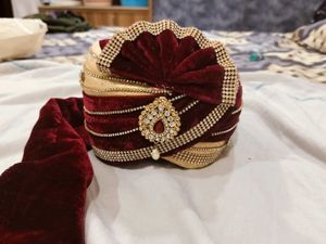 Men Wedding Dupatta And Cap