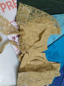Golden Lace Blouse