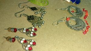 Combo Of 9 Long Earrings