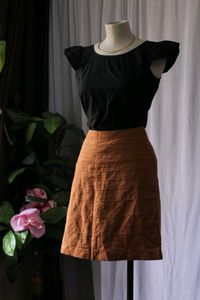 Black Flutter Sleeve Top