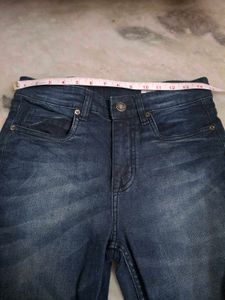 Stylish Dark Wash Denim Jeans