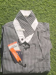 Allen Solly Black & White Checkered Shirt
