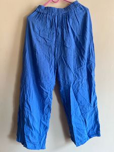 Blue Casual Pants