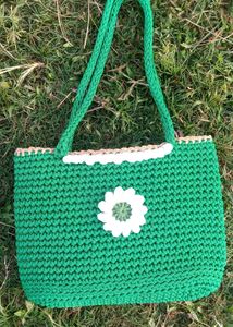 Handmade Crocheted Shoulder bag.