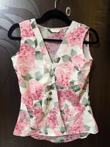 Berrylush Sleeveless Pink Top