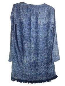 Blue Textured Top