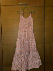 Flowy Block Print Dress