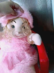 Cute Pink Plush Doll
