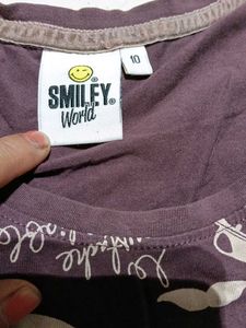 Novelty Mustache Print Tee