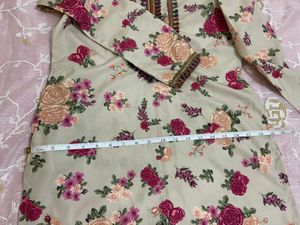 Floral Print Kurta Set