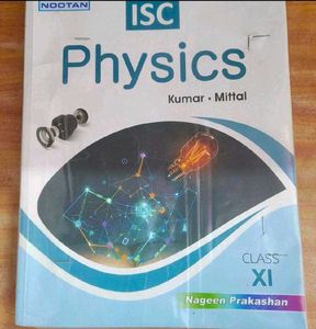 ISC PHYSICS book Class 11th Nootan