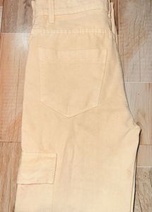 Beige Cargo Pants