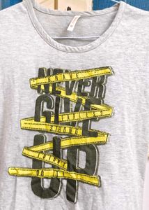 Gray Graphic Tee