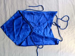 Backless Satin Top 💙