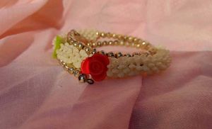 Floral Pearl Bracelet