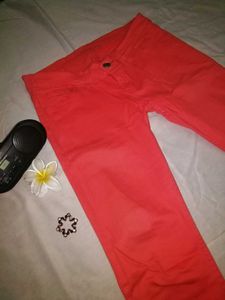 Coral Skinny Jeans