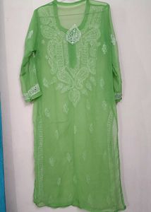 Absolutely New Mesh Chikankari Kurti