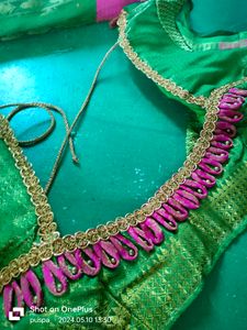 Brand New Saree With Stitched Blouse And Fall