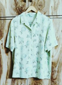 Pista Colour Cotton Shirt Size-38