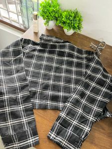 Plaid Crop Top