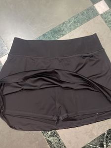 Black Mini Workout Skort