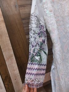 Beautiful White Pakistani Suit