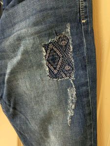 Blue Jeans,Mid-rise Straight Slim Fit