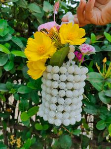 Beaded  Handmade Crystals Bag