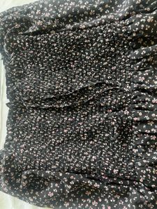 Floral Smocked Crop Top