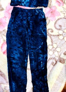 Tie-Dye Cold Shoulder Crop Top