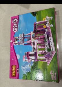 combo: Kids Bowling Set and building block se