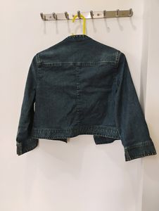 Denim Cropped Jacket
